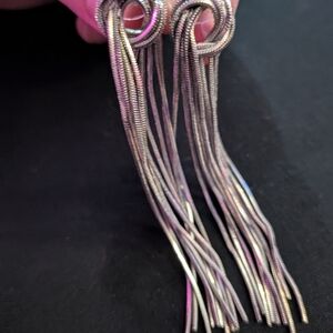 Silver Tassel Earrings